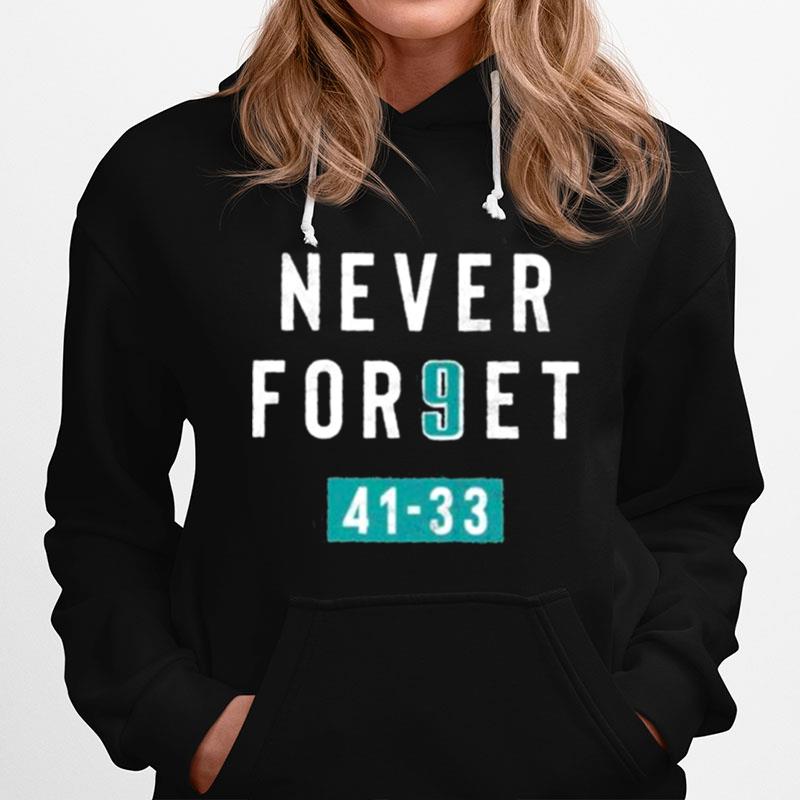 Clearwooder Never Forget Nick Foles 9 Philadelphia Eagles Super Bowl Classic Hoodie