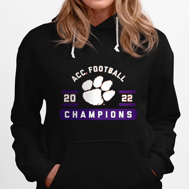 Clemson Tigers 2022 Acc Football Conference Champions Hoodie