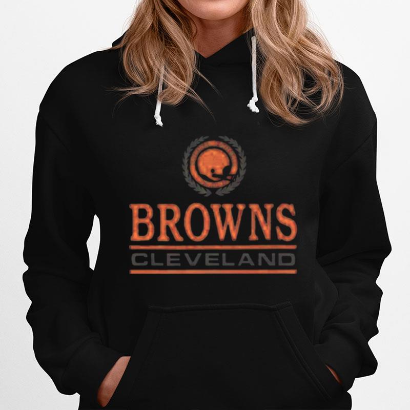 Cleveland Browns Crest National Football League 2022 Logo Hoodie