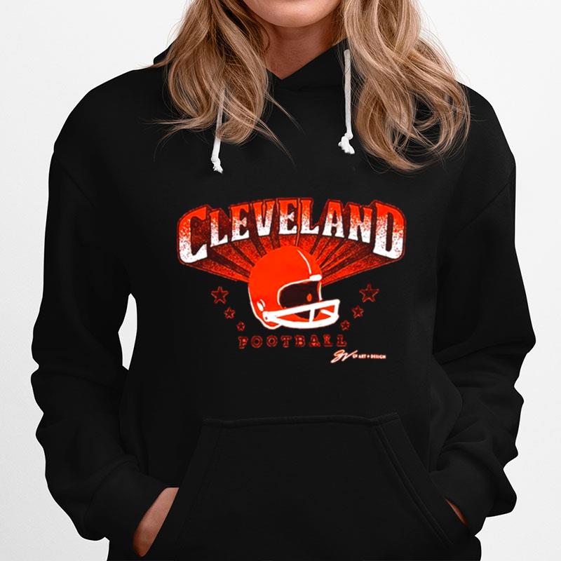 Cleveland Football Helmet Hoodie