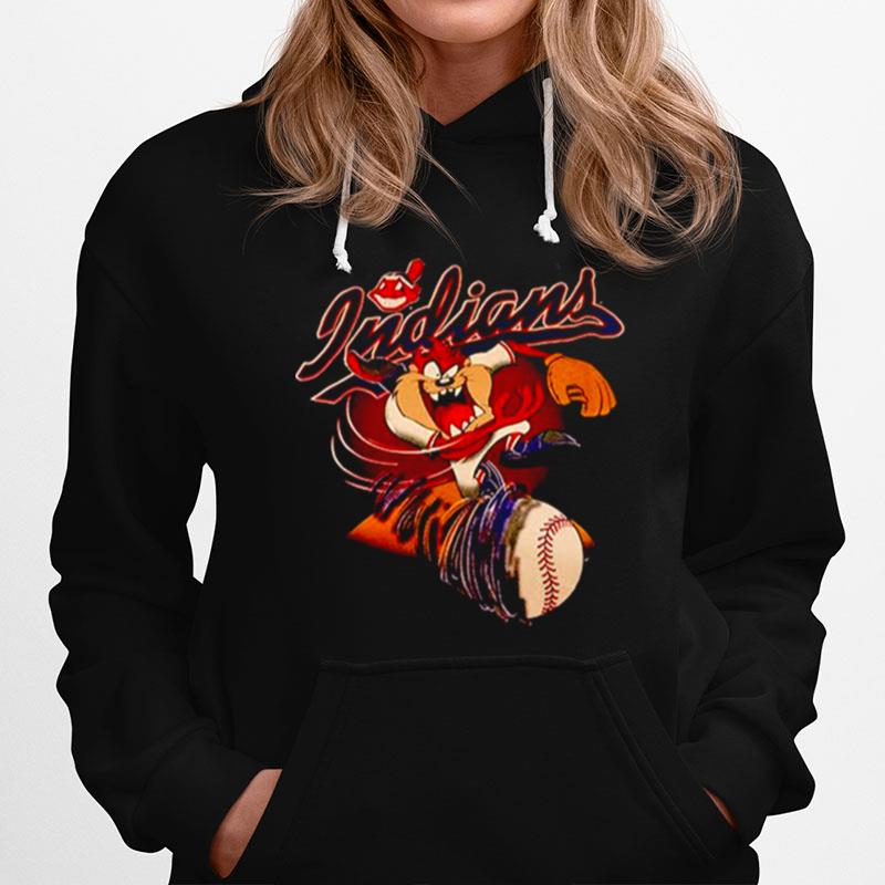 Cleveland Indians Taz Mania Looney Tunes Hoodie