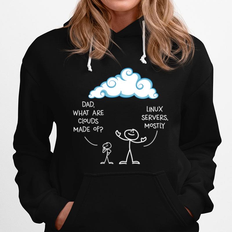 Clouds Mostly Made Of Linux And Server Programmer Hoodie
