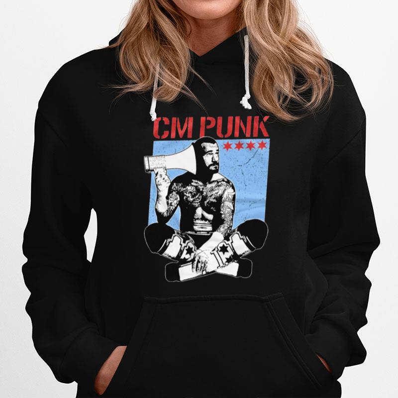 Cm Punk Aew All Elite Wrestling Hoodie