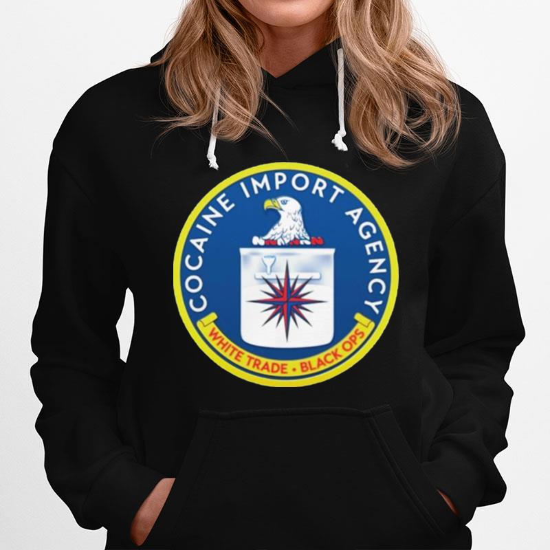 Cocaine Import Agency White Trade Black Ops Hoodie