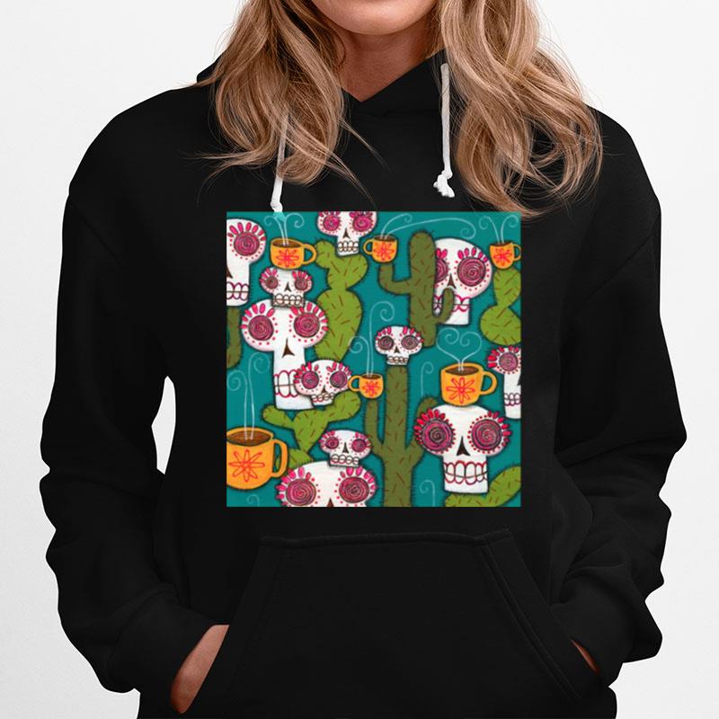 Coffee Day Of The Dead Hoodie