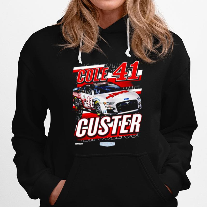 Cole Custer Stewart Haas Racing Team Collection Black Haas Tooling Chicane Hoodie