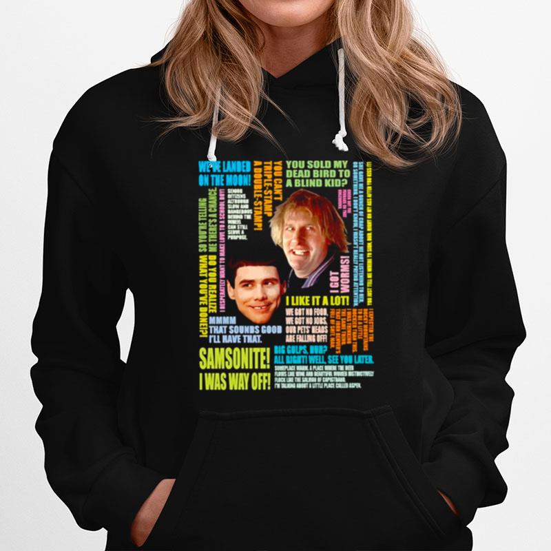 Collections Dumb And Dumber Quotes Hoodie