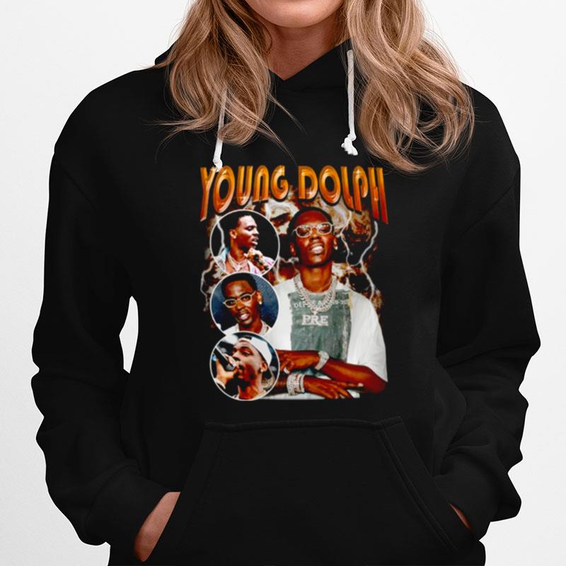 College Design Young Dolph Tapestry 90S Copy Hoodie