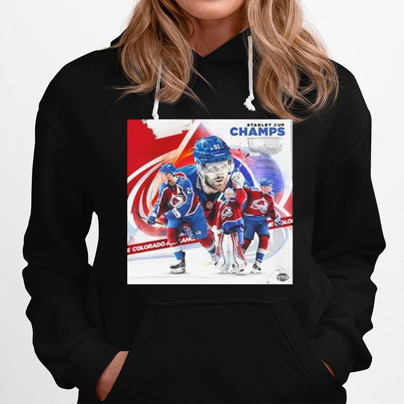 Colorado Avalanche Champs 2022 Nhl Stanley Cup Champions Hoodie