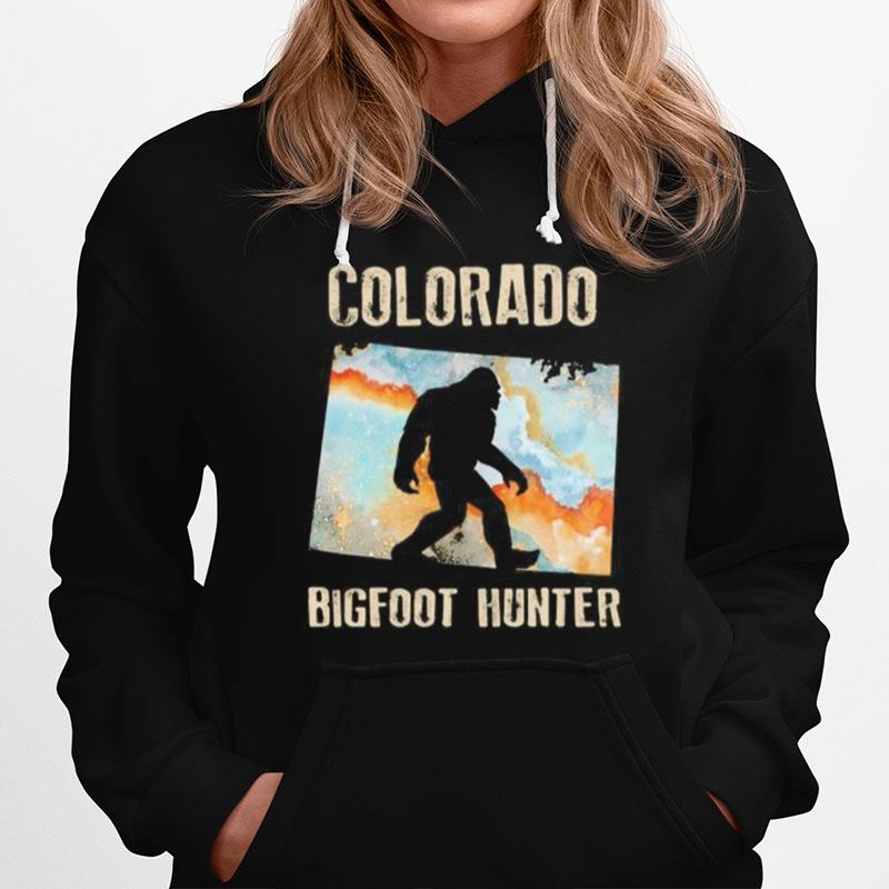 Colorado Bigfoot Hunter Sunset Hoodie