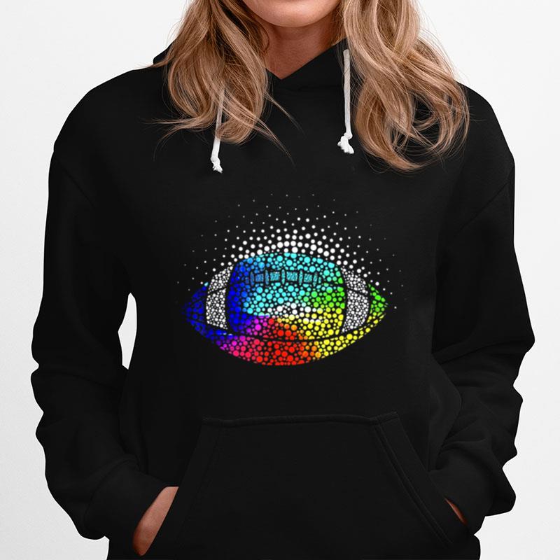 Colorful Dot Football Happy International Dot Day 2023 Tshirt Hoodie