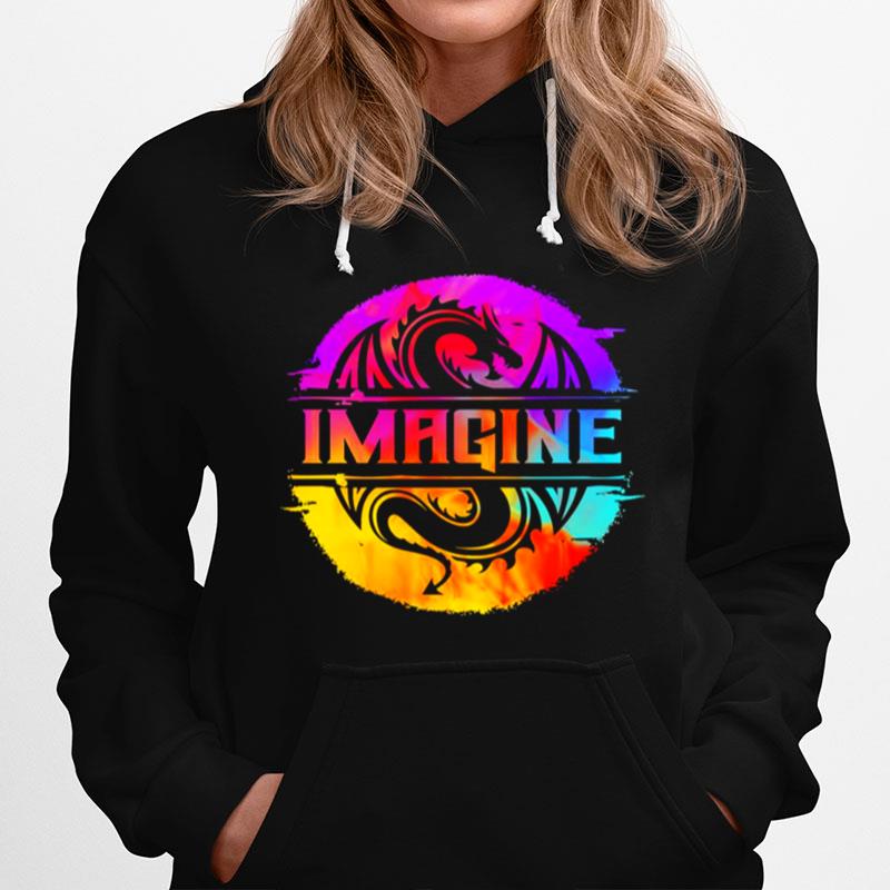 Colorful Watercolour Graphic Imagine Dragons Hoodie