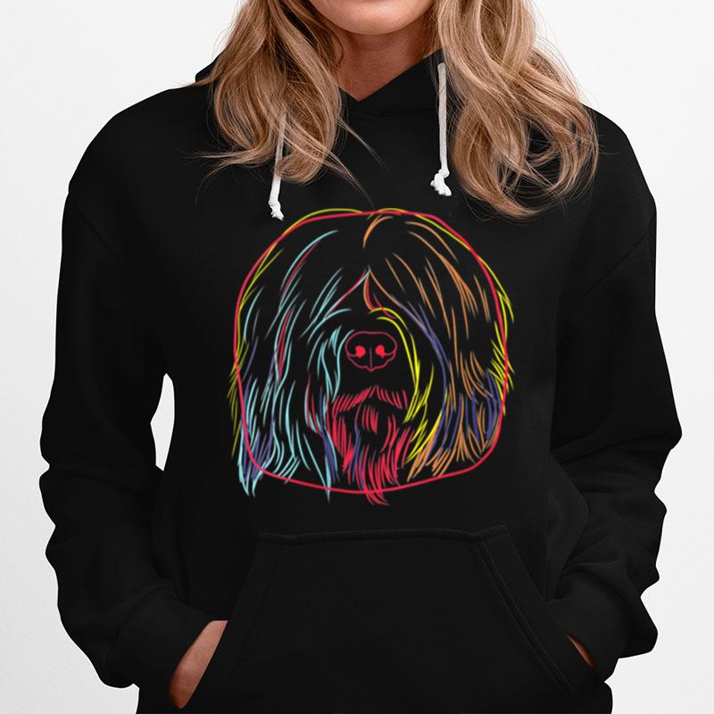 Colourful Dog Briard Hoodie