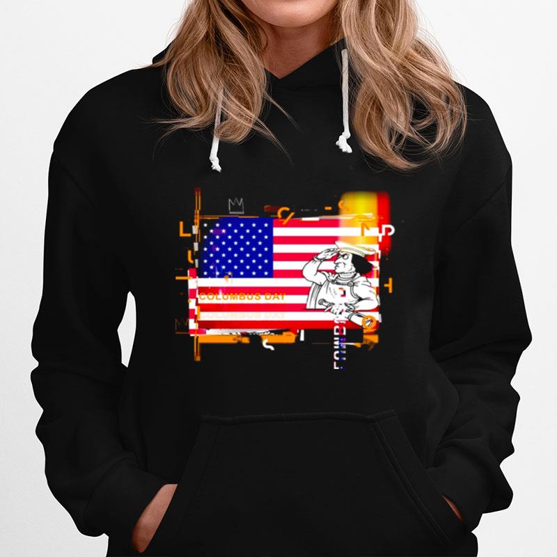 Columbus Day Usa Flag Hoodie