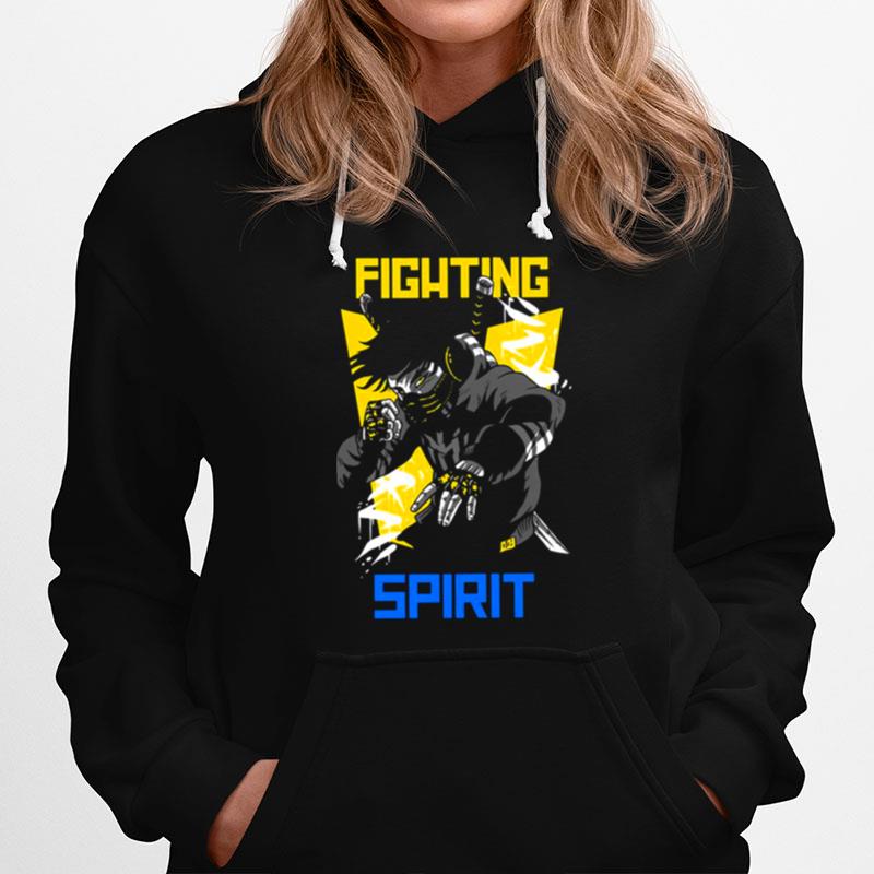 Cool Anime Art Fighting Spirit Hoodie