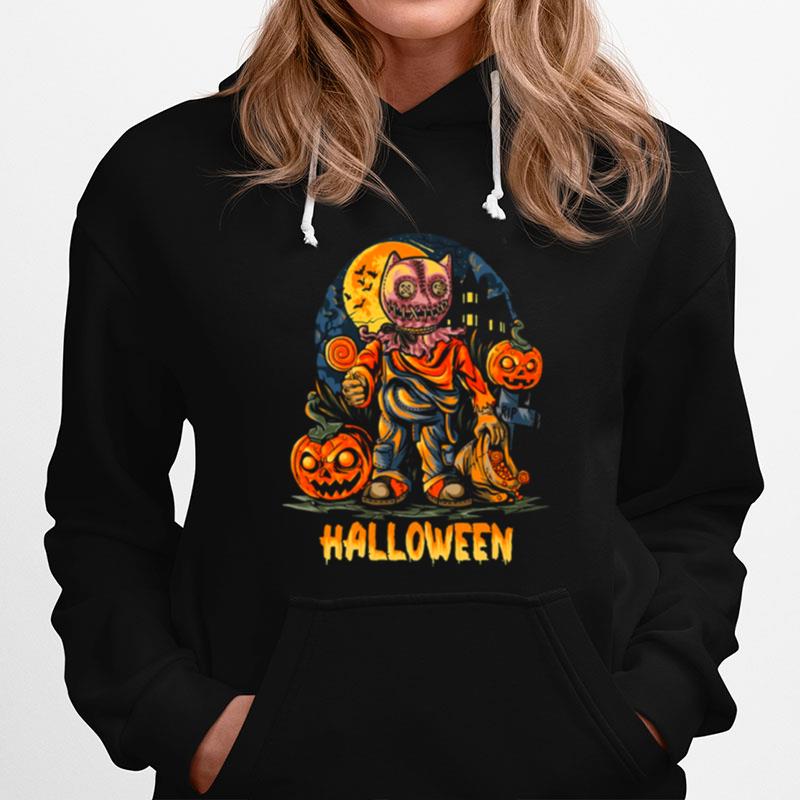 Cool Design Lil Boo Horror Nights Vintage Halloween Hoodie