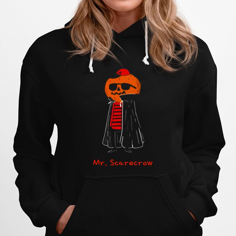 Cool Pumpkin Mr. Scarecrow Halloween Hoodie