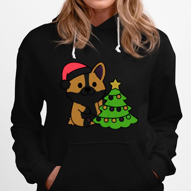 Corgi And Christmas Tree T-Shirt