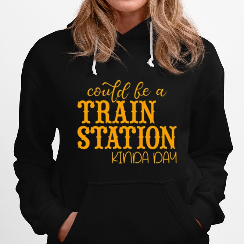 Could Be A Train Station Kinda Day Yellowstone Mens Hoodie
