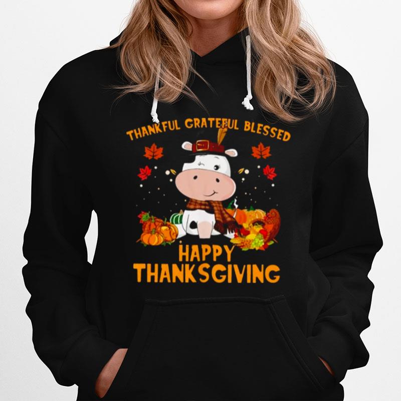 Cow Lover Thanksgiving Hoodie