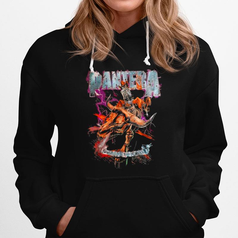 Cowboys From Hell Riding Skeleton Retro Hoodie