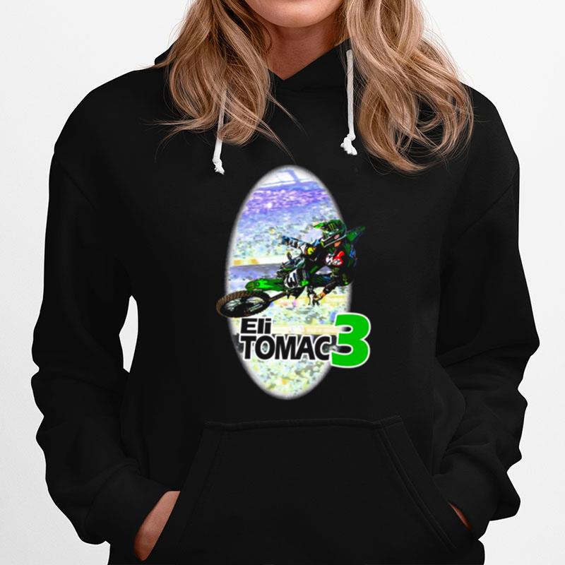 Crazy Eli Tomac Motocross And Supercross Champion Hoodie