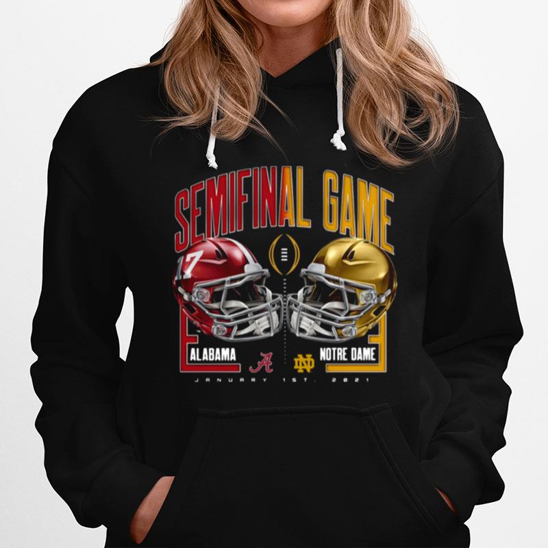 Crimson Tide And Notre Dame Fighting Irish Semifinal Game Hoodie