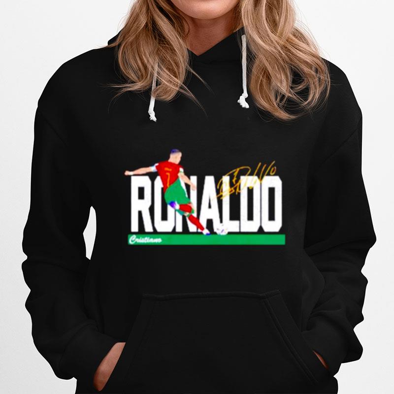 Cristiano Ronaldo Portugal Last World Cup Copy Hoodie