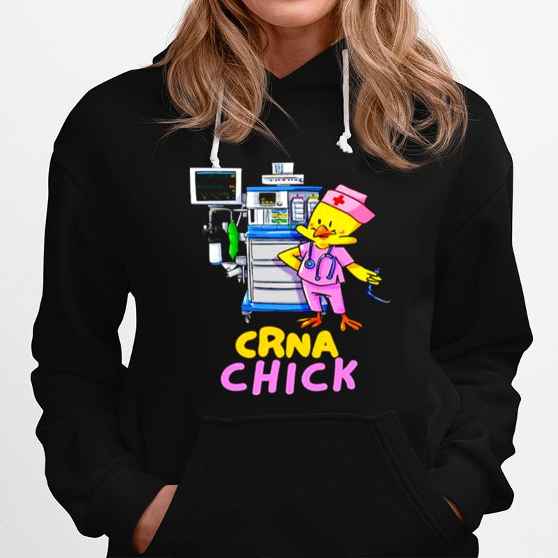Crna Chick Mothers Day Anesthesia Machine Hoodie