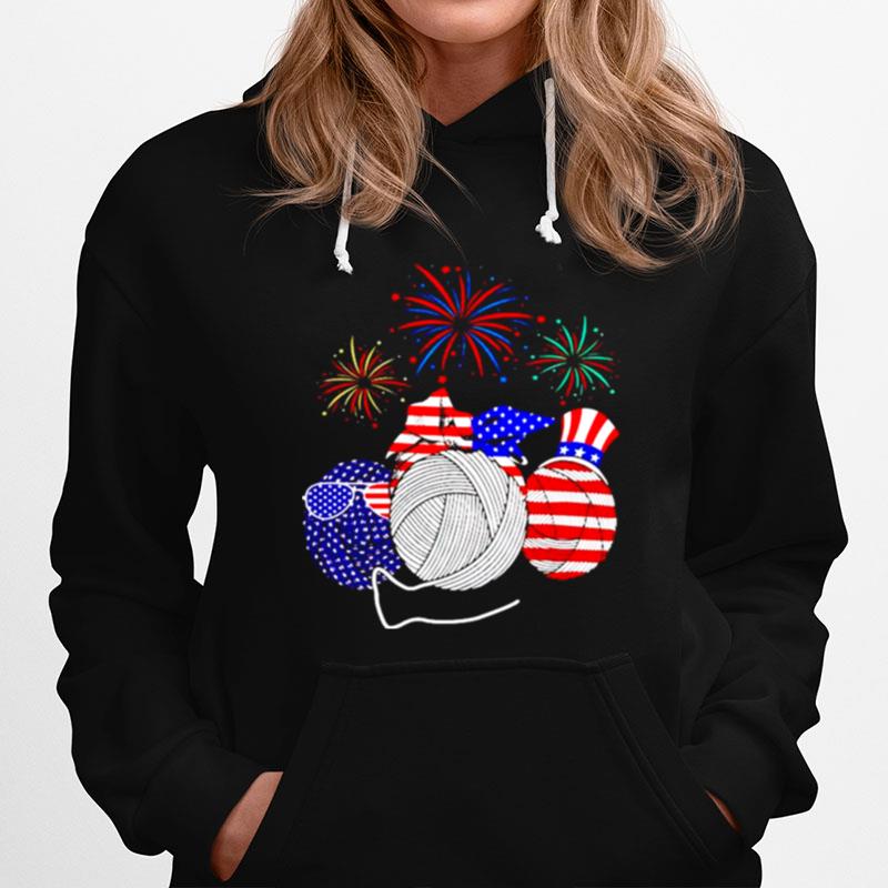 Crochet Firework 4Th Of July Hoodie