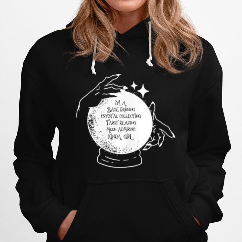 Crystal Ball Occult Witch Goth Pastel Goth Tarot Moon Hoodie