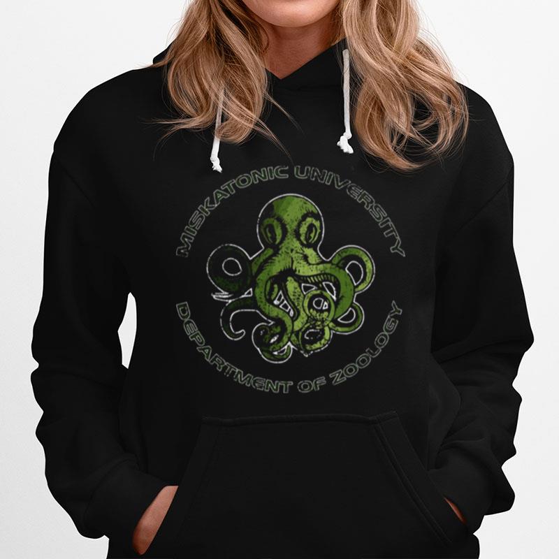 Cthulhu Lovecraft Miskatonic University Department Of Zoology Hoodie