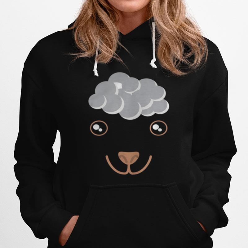 Cute Animal Face Sheep Costume Hoodie