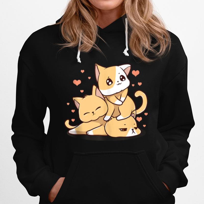 Cute Cat Mountain Meowtain Kitten Neko Kitty T-Shirt