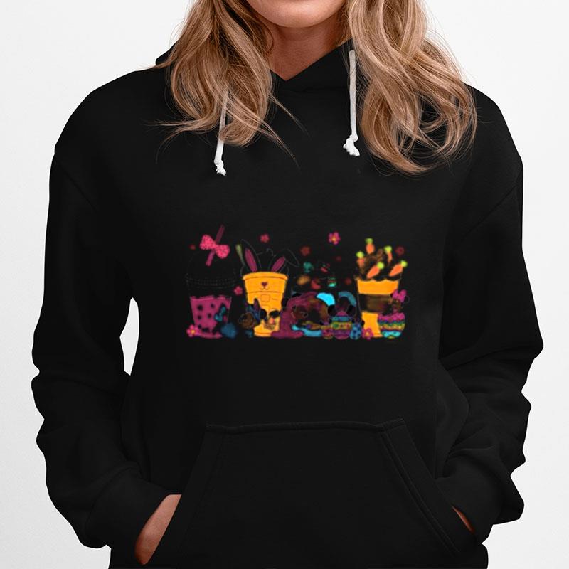 Cute Ester Bunny Mickey And Minnie Easter Coffe Cup Hoodie