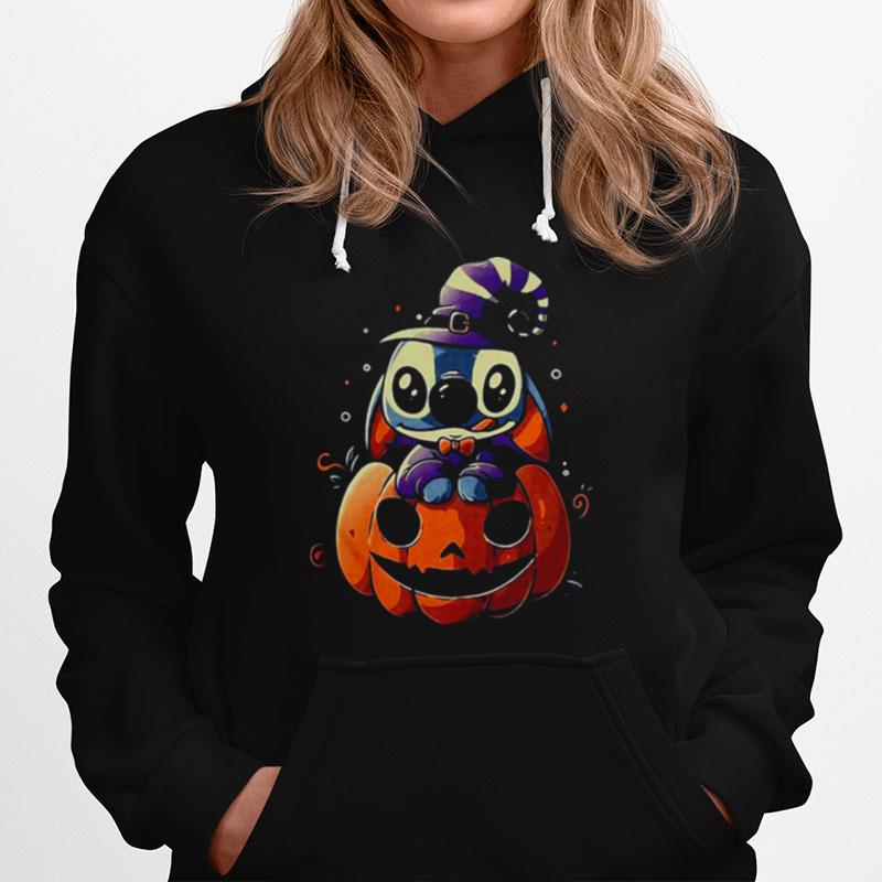 Cute Halloween Pumpkin Vintage Retro Art Stitch Hoodie