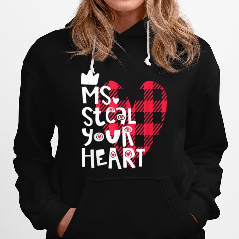 Cute Ms. Steal Your Heart Valentines Day Hoodie