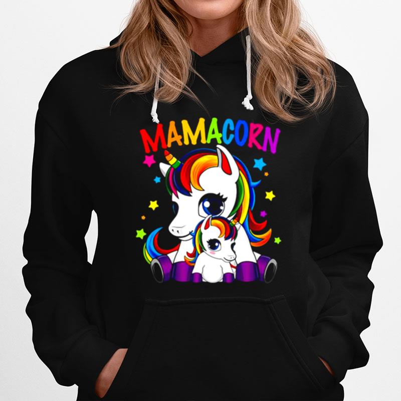 Cute Unicorn Mamacorn Hoodie