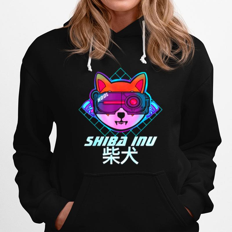 Cyberpunk Shib Army Crypto Shiba Inu Coin Hoodie