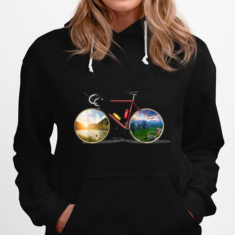 Cycling View Cyclist Hoodie