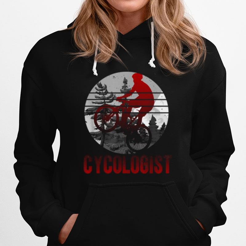 Cycologist Funny Retro Bike Vintage Cycling Bicycle Lovers Hoodie