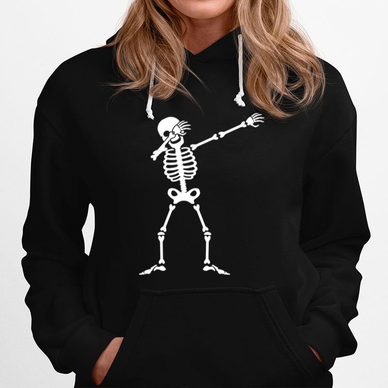 Dabbing Skeleton Halloween Party Hoodie