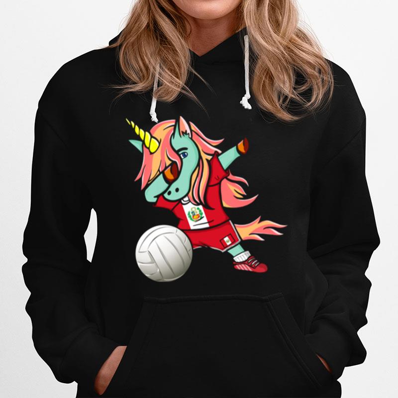 Dabbing Unicorn Peru Volleyballs Jersey Peruvian Flag Hoodie