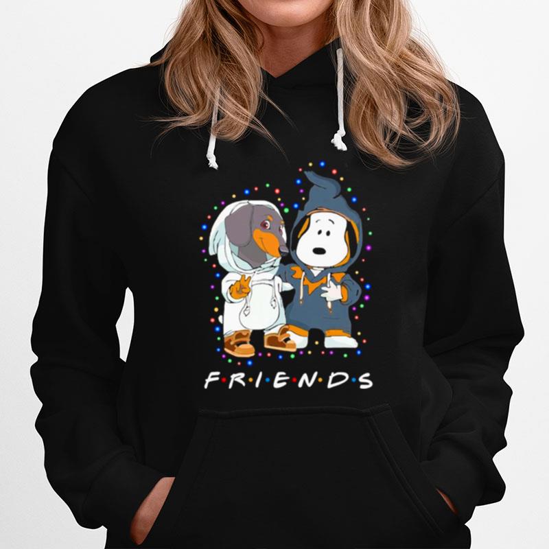 Dachshund And Snoopy Friends Christmas Light Hoodie