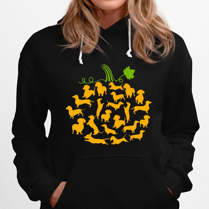 Dachshund Pumpkin Halloween Hoodie