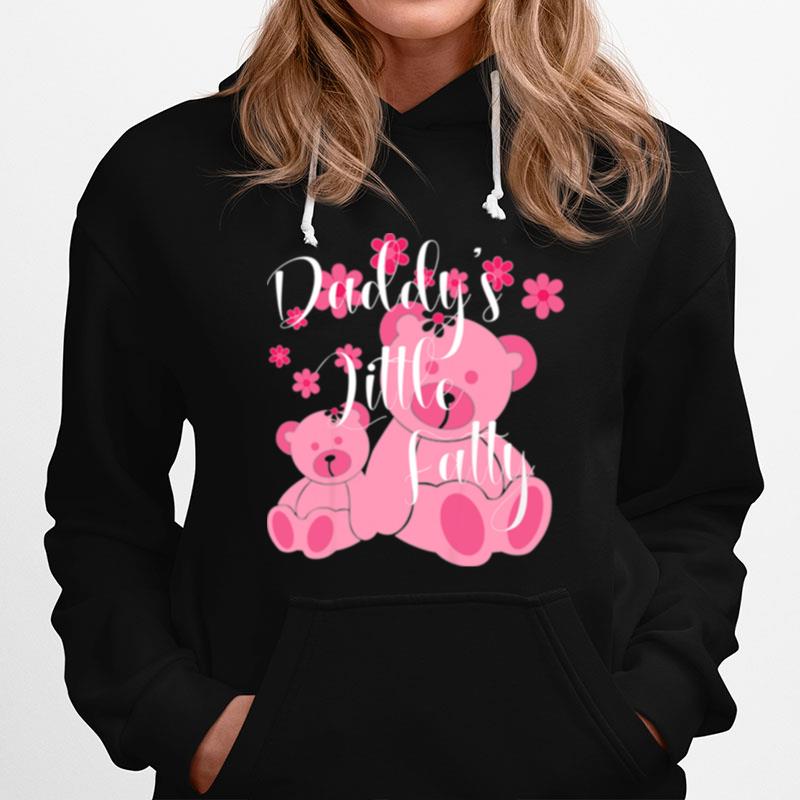 Daddys Little Fatty Pink Bears Father Daughter Decor T-Shirt