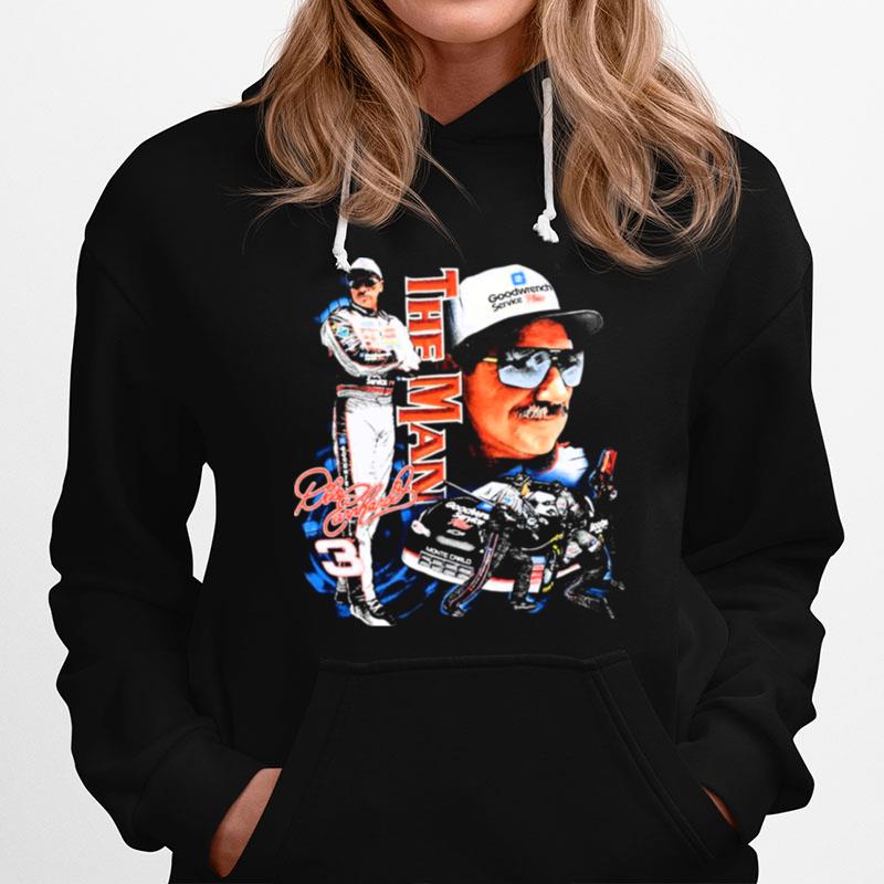 Dale Earnhardt The Man Thrift Vintage Hoodie