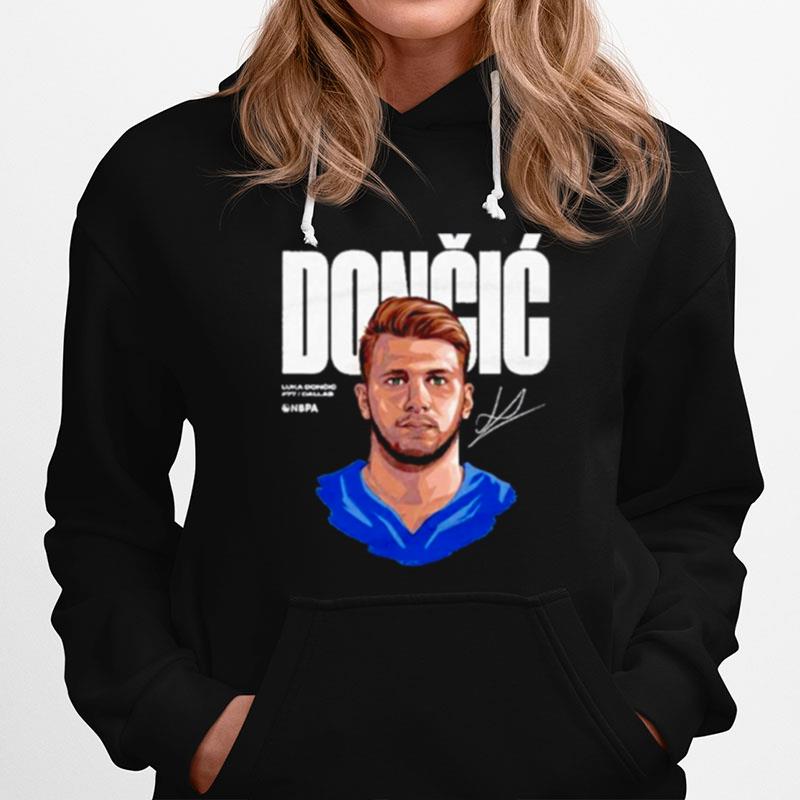 Dallas Mavericks Luka Doncic Game Face Gray Nba Hoodie