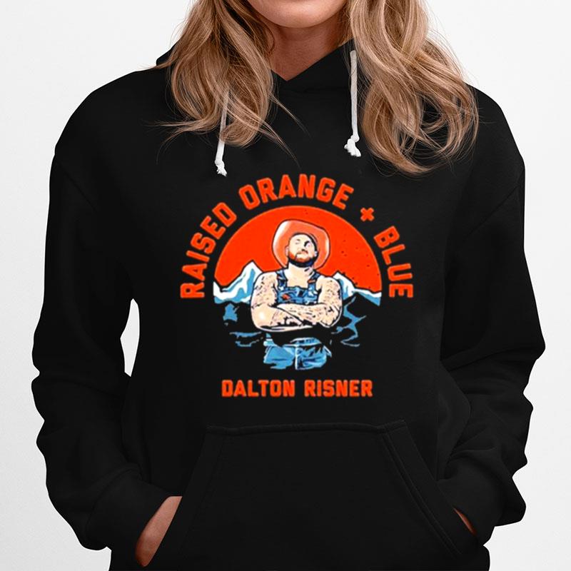 Dalton Risner Raised Orange And Blue Hoodie