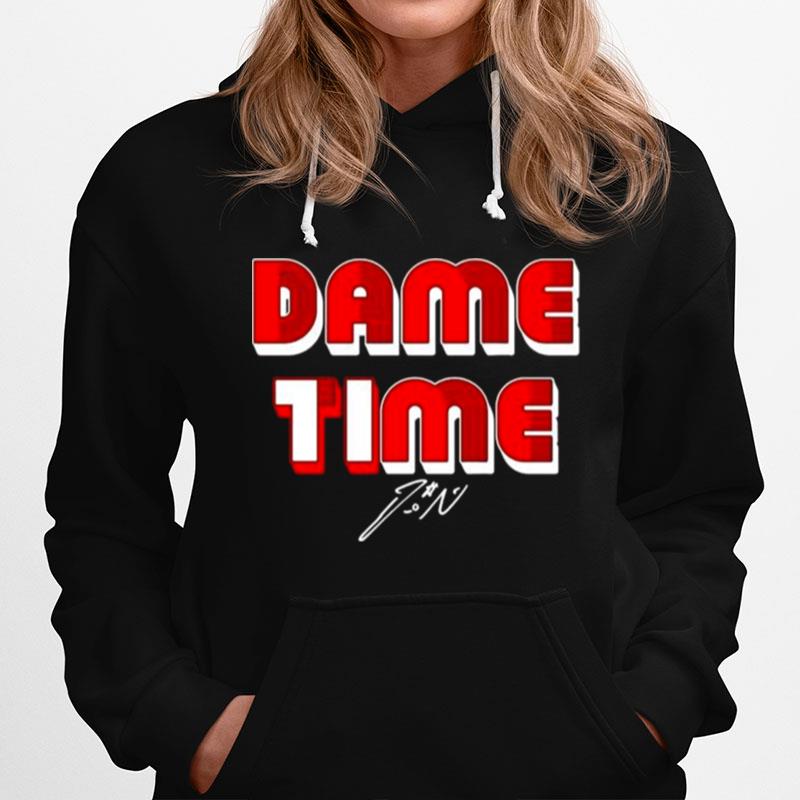 Dame Time Portland Basketball Signature Hoodie